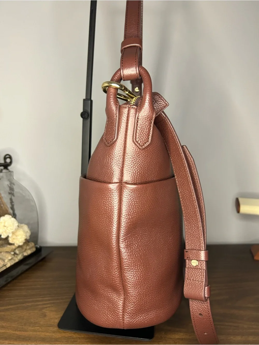 Cole Haan NWOT Essential Soft Leather Bucket Bag